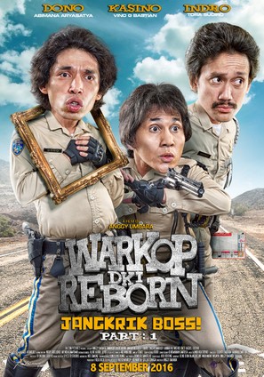 Warkop DKI Reborn: Jangkrik Boss Part 1 - Indonesian Movie Poster (thumbnail)