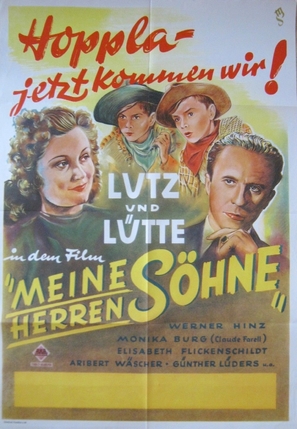 Meine Herren S&ouml;hne - German Movie Poster (thumbnail)