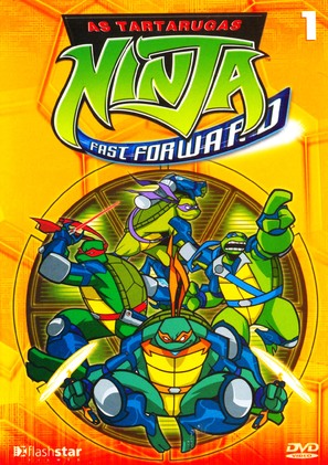 &quot;Teenage Mutant Ninja Turtles&quot; - Brazilian DVD movie cover (thumbnail)