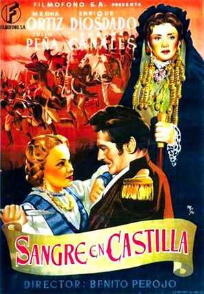 Sangre en Castilla - Spanish Movie Poster (thumbnail)