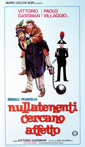 Senza famiglia, nullatenenti cercano affetto - Italian Movie Poster (thumbnail)