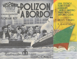 &iexcl;Poliz&oacute;n a bordo! - Spanish Movie Poster (thumbnail)