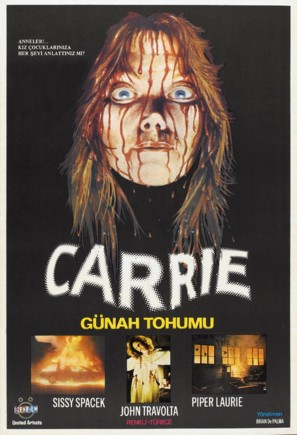 Carrie - Turkish Movie Poster (thumbnail)