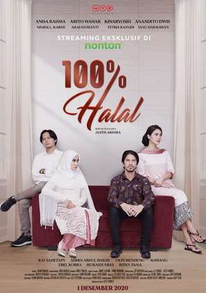 100% Halal - Indonesian Movie Poster (thumbnail)