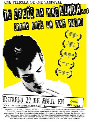 Te cre&iacute;s la m&aacute;s linda - Chilean Movie Poster (thumbnail)