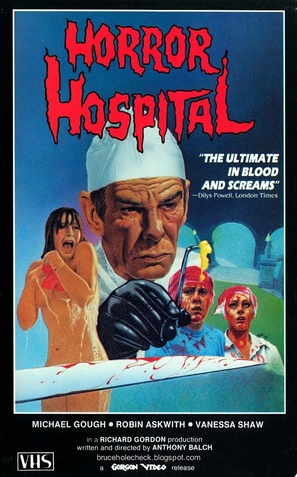 Horror Hospital - VHS movie cover (thumbnail)
