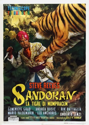 Sandokan, la tigre di Mompracem - Italian Movie Poster (thumbnail)