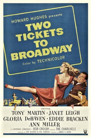 Two Tickets to Broadway - Movie Poster (thumbnail)