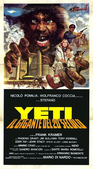 Yeti - il gigante del 20. secolo - Italian Movie Poster (thumbnail)
