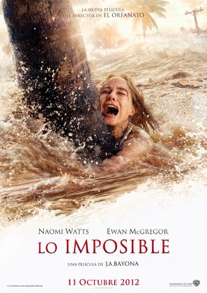 Lo imposible - Spanish Movie Poster (thumbnail)