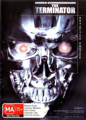The Terminator - Australian DVD movie cover (thumbnail)