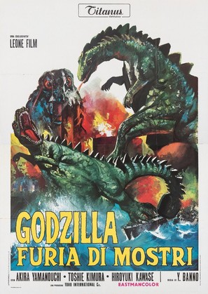 Gojira tai Hedor&acirc; - Italian Movie Poster (thumbnail)