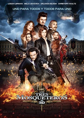The Three Musketeers - Argentinian Movie Poster (thumbnail)