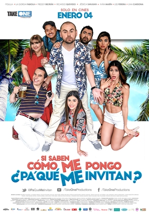 Si saben como me pongo &iquest;pa que me Invitan? - Colombian Movie Poster (thumbnail)