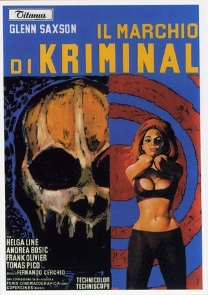 Il marchio di Kriminal - Italian Movie Poster (thumbnail)