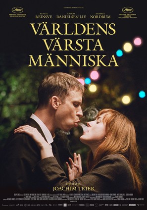 Verdens verste menneske - Swedish Movie Poster (thumbnail)