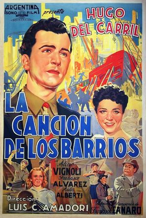 La canci&oacute;n de los barrios - Argentinian Movie Poster (thumbnail)