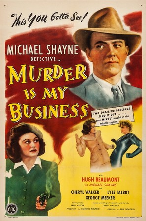 Murder Is My Business - Movie Poster (thumbnail)