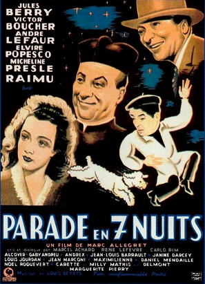 Parade en 7 nuits - French Movie Poster (thumbnail)