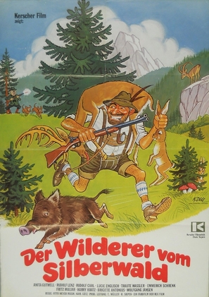 Der Wilderer vom Silberwald - German Movie Poster (thumbnail)