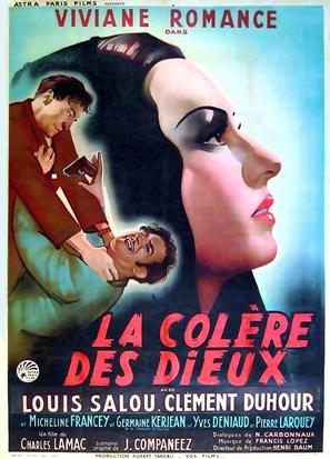 La col&egrave;re des dieux - French Movie Poster (thumbnail)
