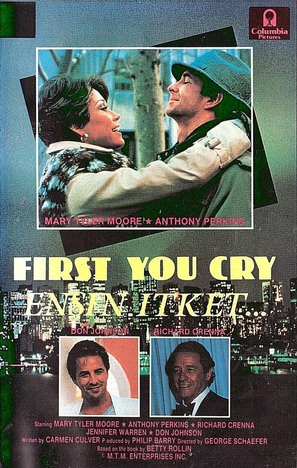 First, You Cry - Finnish VHS movie cover (thumbnail)