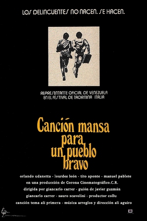 Canci&oacute;n mansa para un pueblo bravo - Venezuelan Movie Poster (thumbnail)