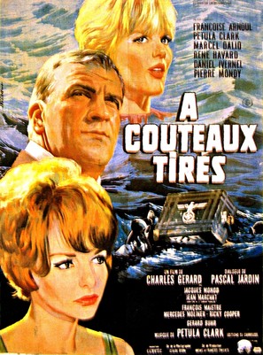 &Agrave; couteaux tir&eacute;s - French Movie Poster (thumbnail)