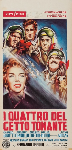 I quattro del getto tonante - Italian Movie Poster (thumbnail)