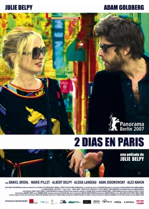 2 Days in Paris - Spanish Movie Poster (thumbnail)