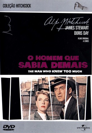 The Man Who Knew Too Much - Brazilian DVD movie cover (thumbnail)