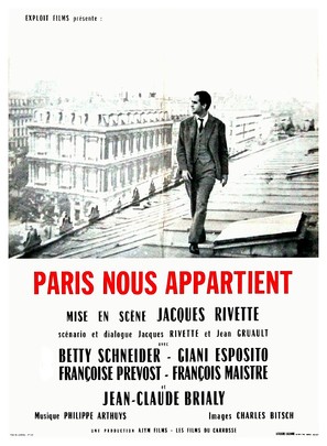 Paris nous appartient - French Movie Poster (thumbnail)