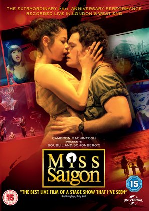 Miss Saigon: 25th Anniversary - British DVD movie cover (thumbnail)