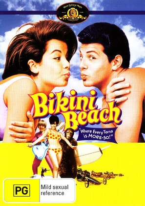 Bikini Beach - Australian DVD movie cover (thumbnail)