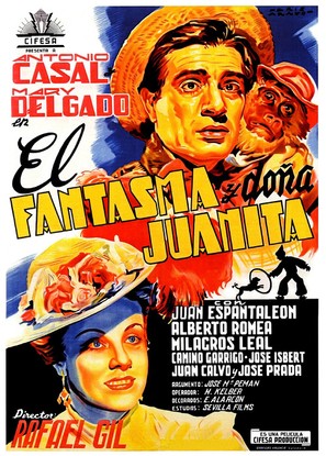 El fantasma y D&ordf; Juanita - Spanish Movie Poster (thumbnail)
