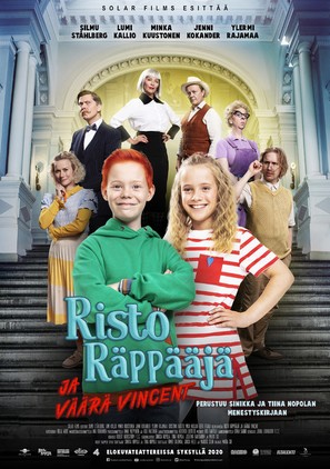 Risto R&auml;pp&auml;&auml;j&auml; ja v&auml;&auml;r&auml; Vincent - Finnish Movie Poster (thumbnail)