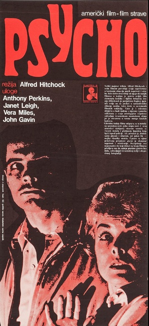 Psycho - Yugoslav Movie Poster (thumbnail)