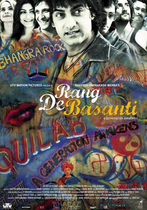 Rang De Basanti - Indian Movie Poster (thumbnail)