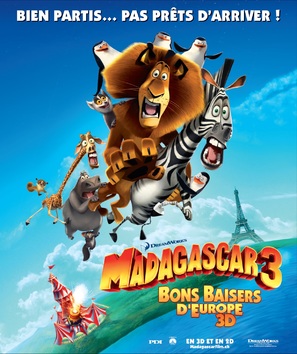 Madagascar 3: Europe&#039;s Most Wanted - Swiss Movie Poster (thumbnail)