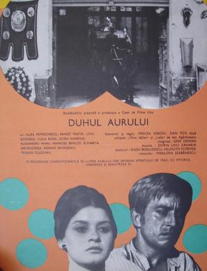 Duhul aurului - Romanian Movie Poster (thumbnail)