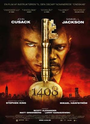 1408 - Danish Movie Poster (thumbnail)