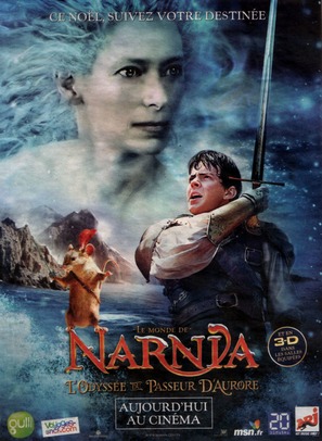 The Chronicles of Narnia: The Voyage of the Dawn Treader - French Movie Poster (thumbnail)