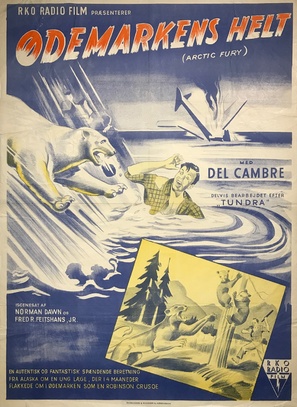 Arctic Fury - Danish Movie Poster (thumbnail)