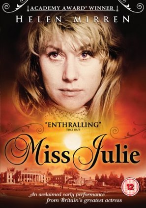Miss Julie - British DVD movie cover (thumbnail)