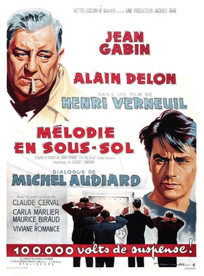 M&eacute;lodie en sous-sol - French Movie Poster (thumbnail)