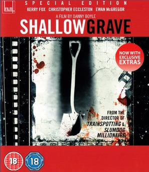 Shallow Grave - British Blu-Ray movie cover (thumbnail)