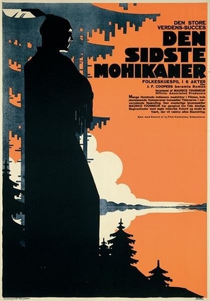 The Last of the Mohicans - Danish Movie Poster (thumbnail)