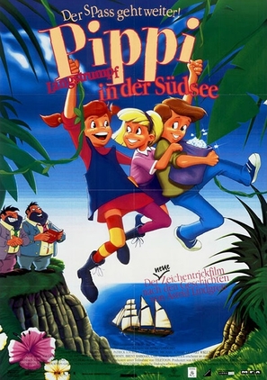 Pippi i S&ouml;derhavet - German Movie Poster (thumbnail)