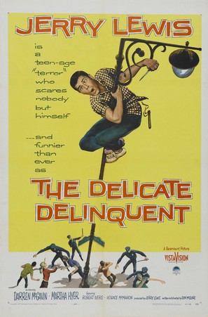 The Delicate Delinquent - Theatrical movie poster (thumbnail)