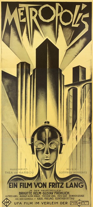 Metropolis - German Movie Poster (thumbnail)